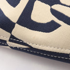 Hermes Tote Panier de Plage PM Chaine D'ancre Off White Navy Canvas — view 6
