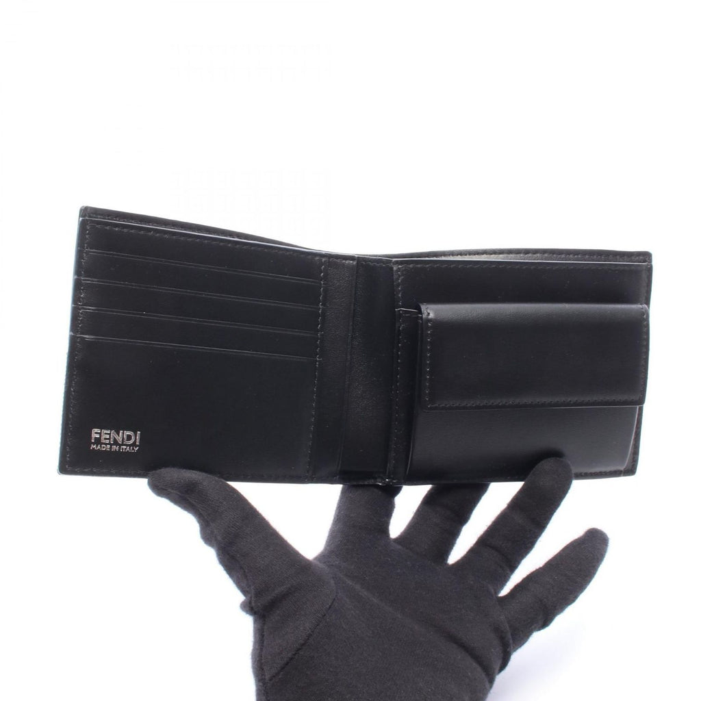 Fendi Bifold Wallet Zucca Canvas Leather — view 3