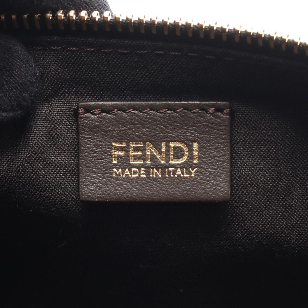 Fendi Vanity Pouch Small Zucca Canvas Leather Shoulder Bag — view 4