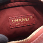 Chanel Shoulder Bag CC Logo Quilted Tassel Bordeaux Caviar Leather Chain — view 4