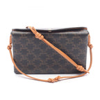 Celine Shoulder Bag Trio Flap Triomphe Leather