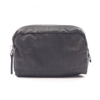 Fendi Pouch Zucca Canvas Leather