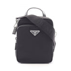 Prada Tessuto Saffiano Nylon Leather Shoulder Bag