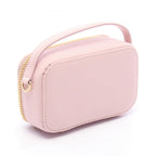Prada Handbag Triangle Logo Mini Pouch Saffiano Leather Chain — view 2