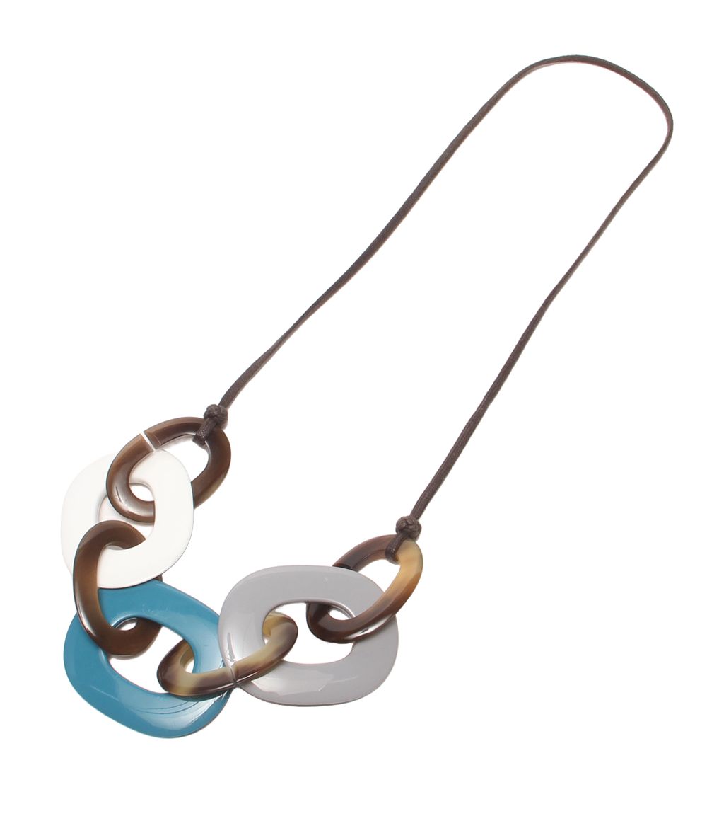 Hermes Necklace Calamba Buffalo Horn
