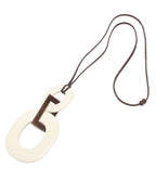 Hermes Necklace Buffalo Horn