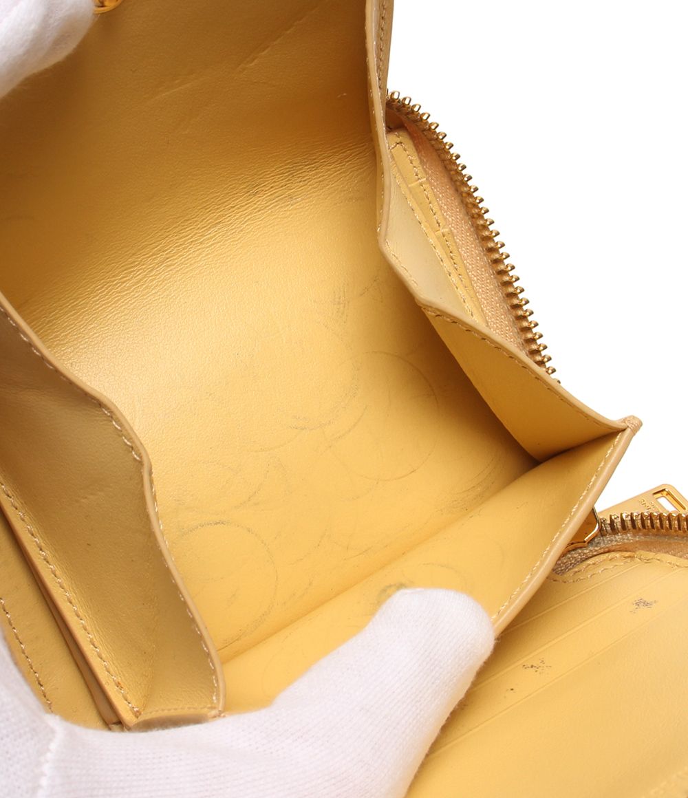 Celine Bifold Wallet Yellow — view 7