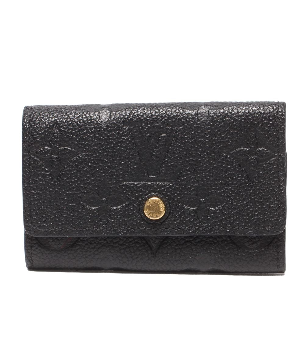 Louis Vuitton Key Case Multicles 6 Monogram Empreinte Key Holder Coin Purse