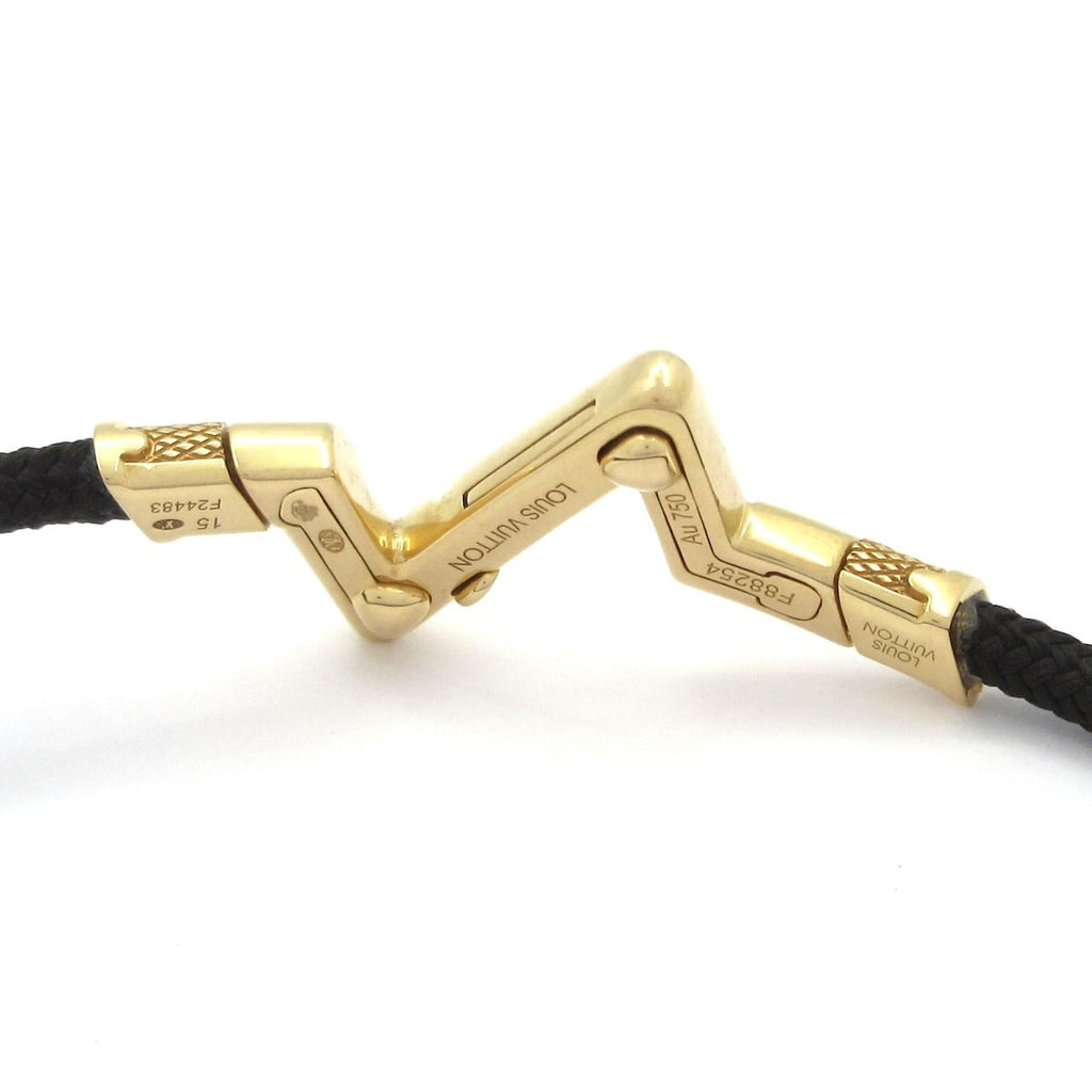 Louis Vuitton Bracelet LV Vault Upside Down Play 18k Pink Gold Black — view 3