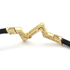 Louis Vuitton Bracelet LV Vault Upside Down Play 18k Pink Gold Black — view 3
