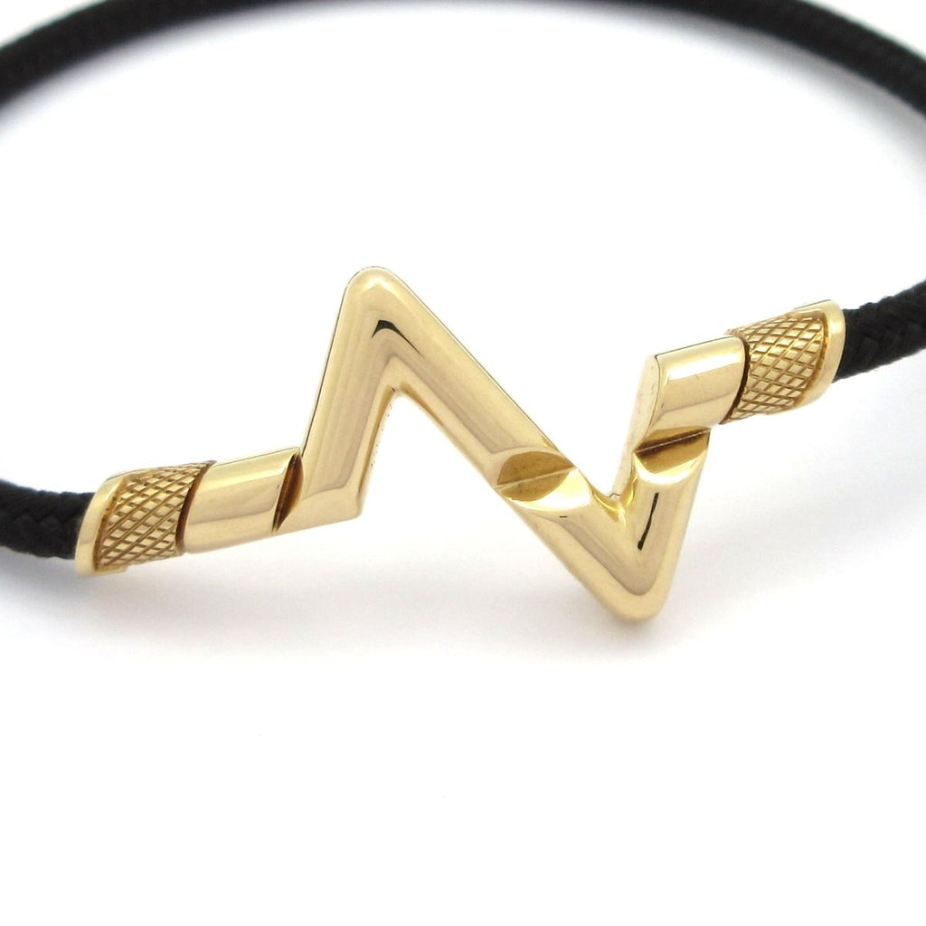 Louis Vuitton Bracelet LV Vault Upside Down Play 18k Pink Gold Black — view 2