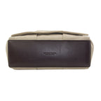 Bottega Veneta Arco Flap Messenger Shoulder Bag Canvas Leather — view 4