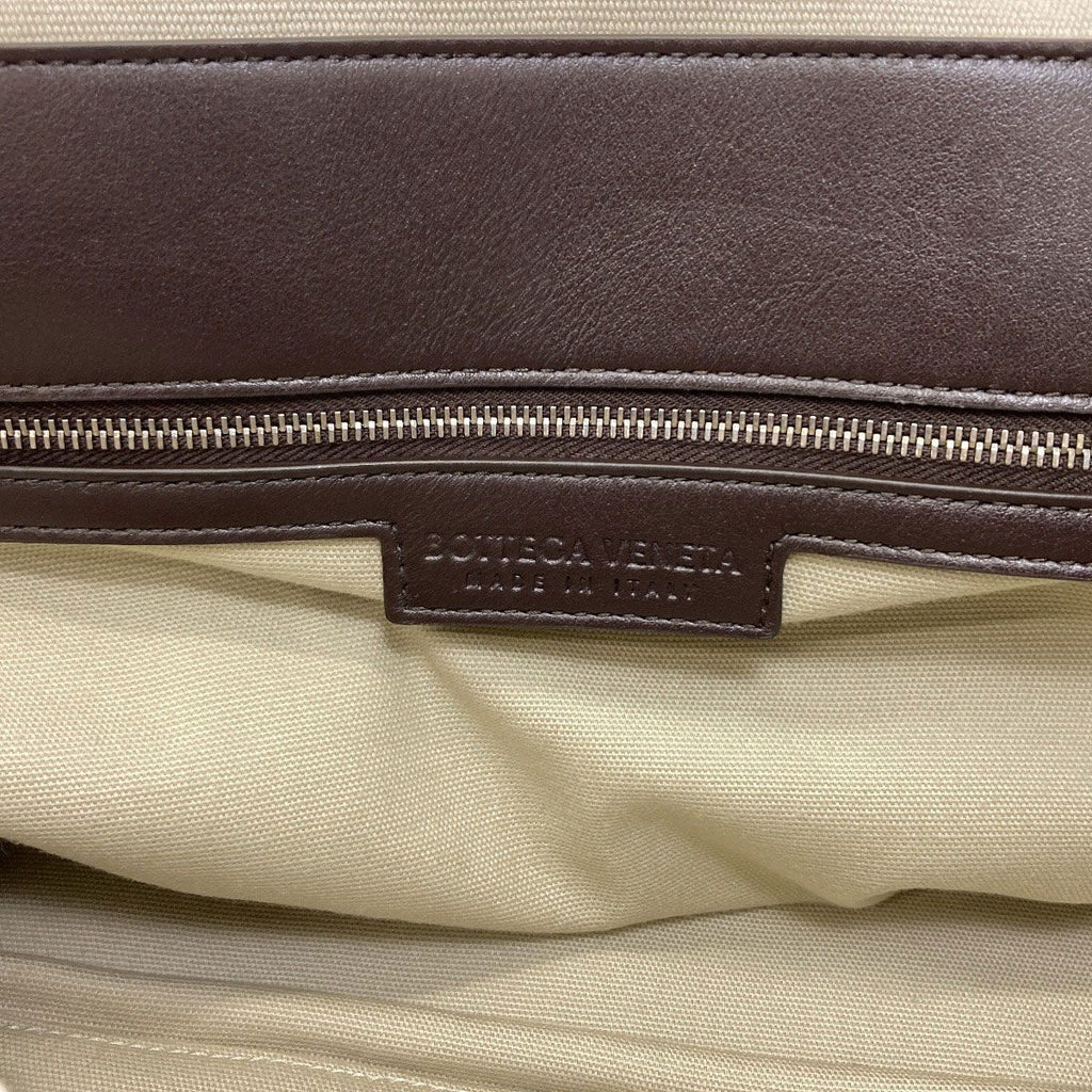 Bottega Veneta Arco Flap Messenger Shoulder Bag Canvas Leather — view 6