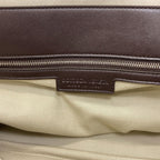 Bottega Veneta Arco Flap Messenger Shoulder Bag Canvas Leather — view 6