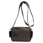 Gucci Logo Shoulder Bag Patent Leather