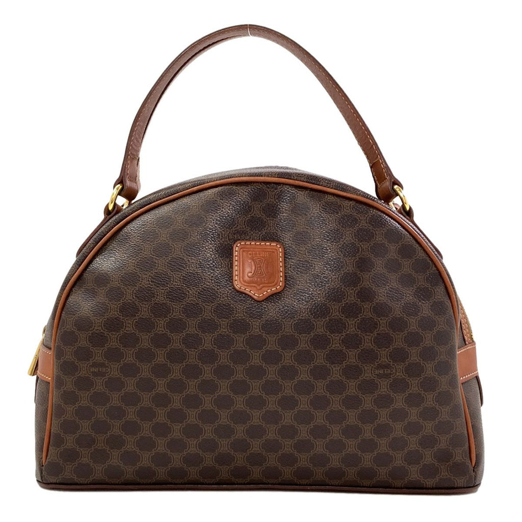 Celine Macadam Handbag Brown
