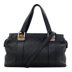 Gucci GG Signature Guccissima Bamboo 2-Way Tote Leather