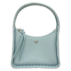 Fendi Handbag Fendessence Selleria Light Blue Leather
