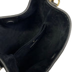 Gucci GG Emblem Small Bucket Bag Black Leather — view 7