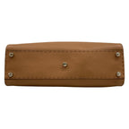 Fendi Handbag Peekaboo Iconic Medium Selleria Brown Leather — view 5
