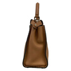 Fendi Handbag Peekaboo Iconic Medium Selleria Brown Leather — view 2