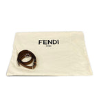Fendi Handbag Peekaboo Iconic Medium Selleria Brown Leather — view 8