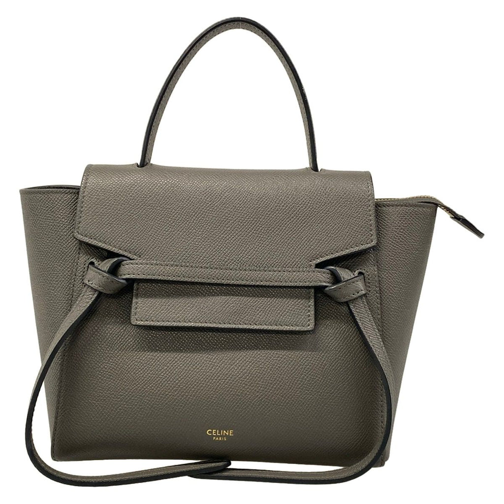 Celine Belt Bag Nano Dark Gray
