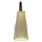 Fendi Tote Sunshine Medium Ivory Beige Leather — view 4