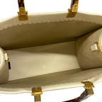 Fendi Tote Sunshine Medium Ivory Beige Leather — view 7