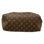 Louis Vuitton Tote Monogram Flower Zipped MM Bordeaux Leather — view 5