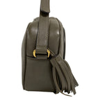 Gucci Shoulder Bag Blondie Khaki Stitch Tassel Leather — view 2