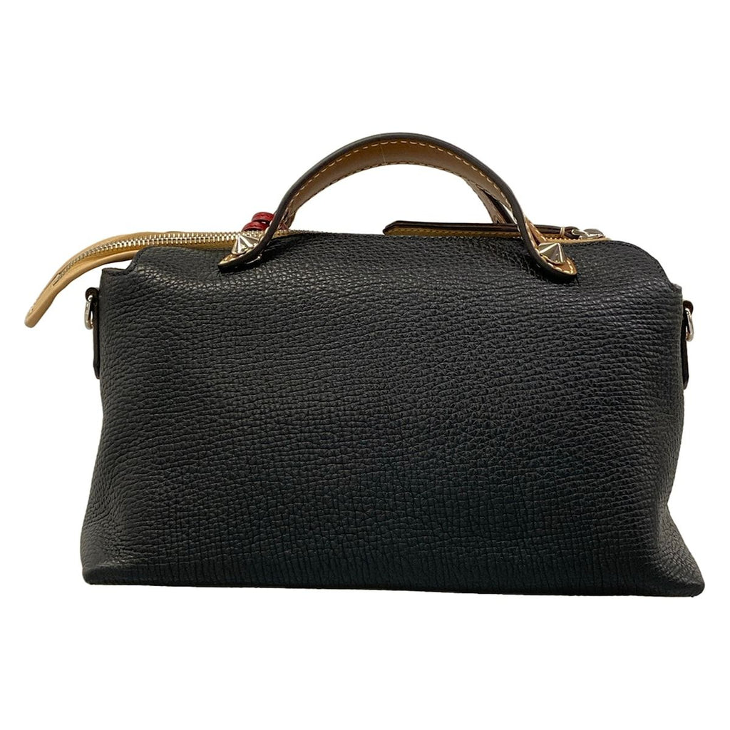 Fendi Handbag by the Way Medium Black Brown Beige Leather — view 3