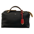 Fendi Handbag by the Way Medium Black Brown Beige Leather