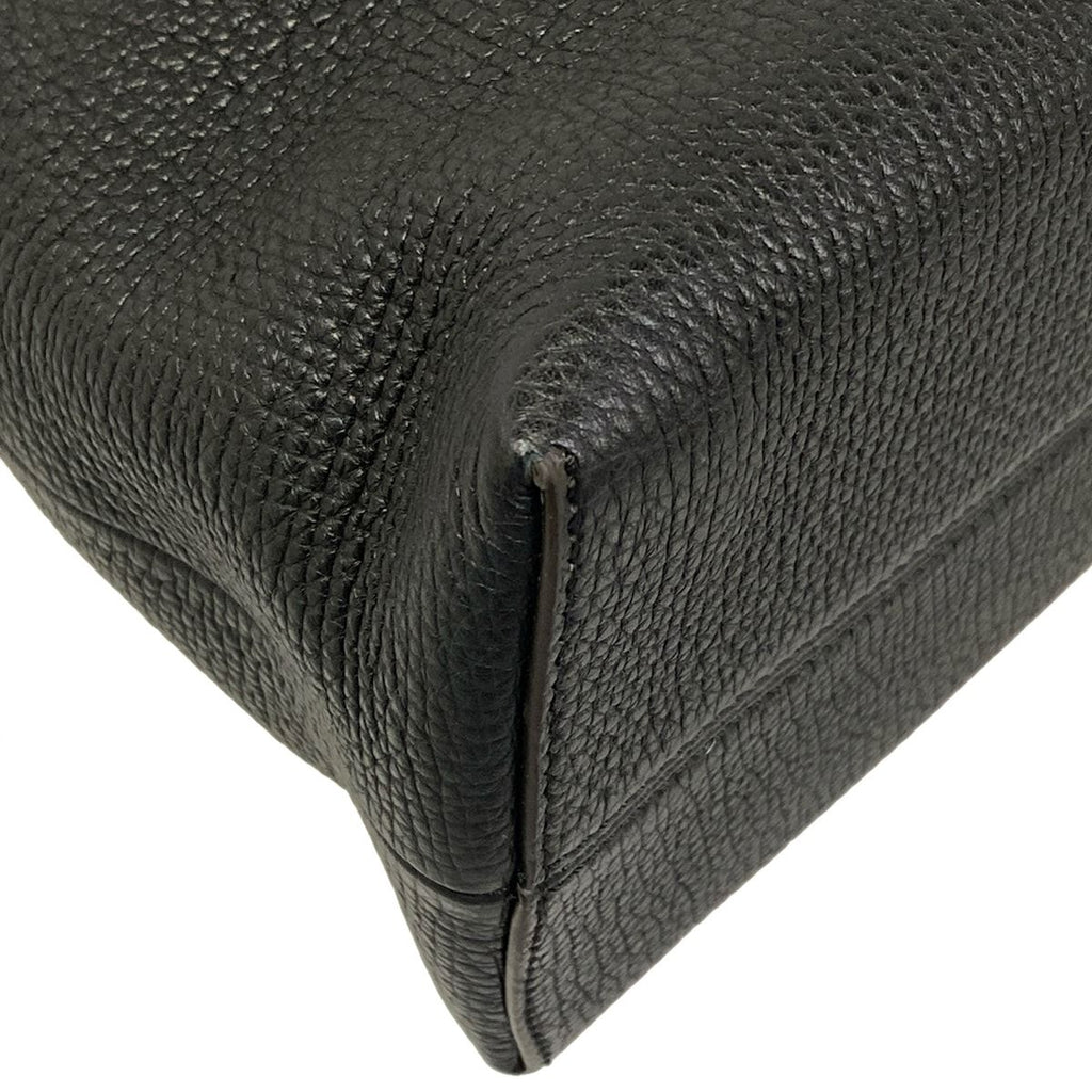 Fendi Handbag by the Way Medium Black Brown Beige Leather — view 6