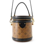 Louis Vuitton Monogram Reverse Cannes 2-Way Shoulder Bag Black