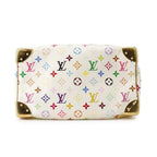 Louis Vuitton Handbag Monogram Multicolor Speedy 30 Bag White — view 3