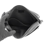 Louis Vuitton Shoulder Bag Monogram Shadow Duo Messenger Black — view 5
