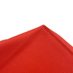 Hermes Shoulder Bag Rouge Tomato Tail White Silver Evercolor — view 8