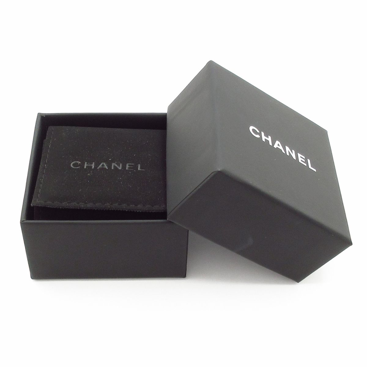 Chanel Earrings Gold Silver CC Logo — view 7