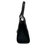 Gucci Shoulder Bag Jackiegg Pattern Black Leather — view 4
