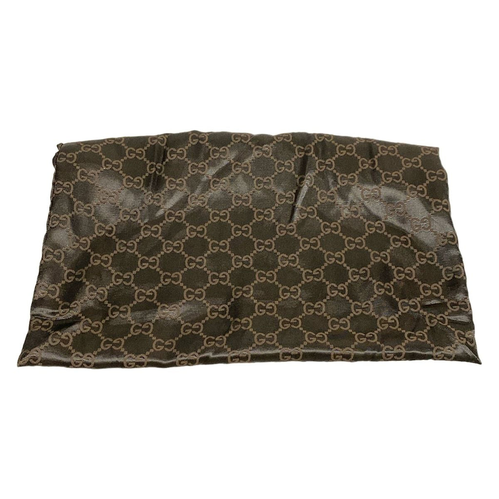Gucci Shoulder Bag Jackiegg Pattern Black Leather — view 8
