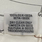 Hermes Scarf Carre 90 White Flagship — view 3