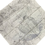 Hermes Scarf Carre 90 White Flagship