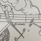 Hermes Scarf Carre 90 White Flagship — view 2