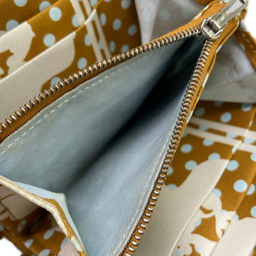 Hermes Coin Purse Azap Compact Silk'in Sesame Silver — view 4