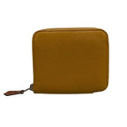 Hermes Coin Purse Azap Compact Silk'in Sesame Silver