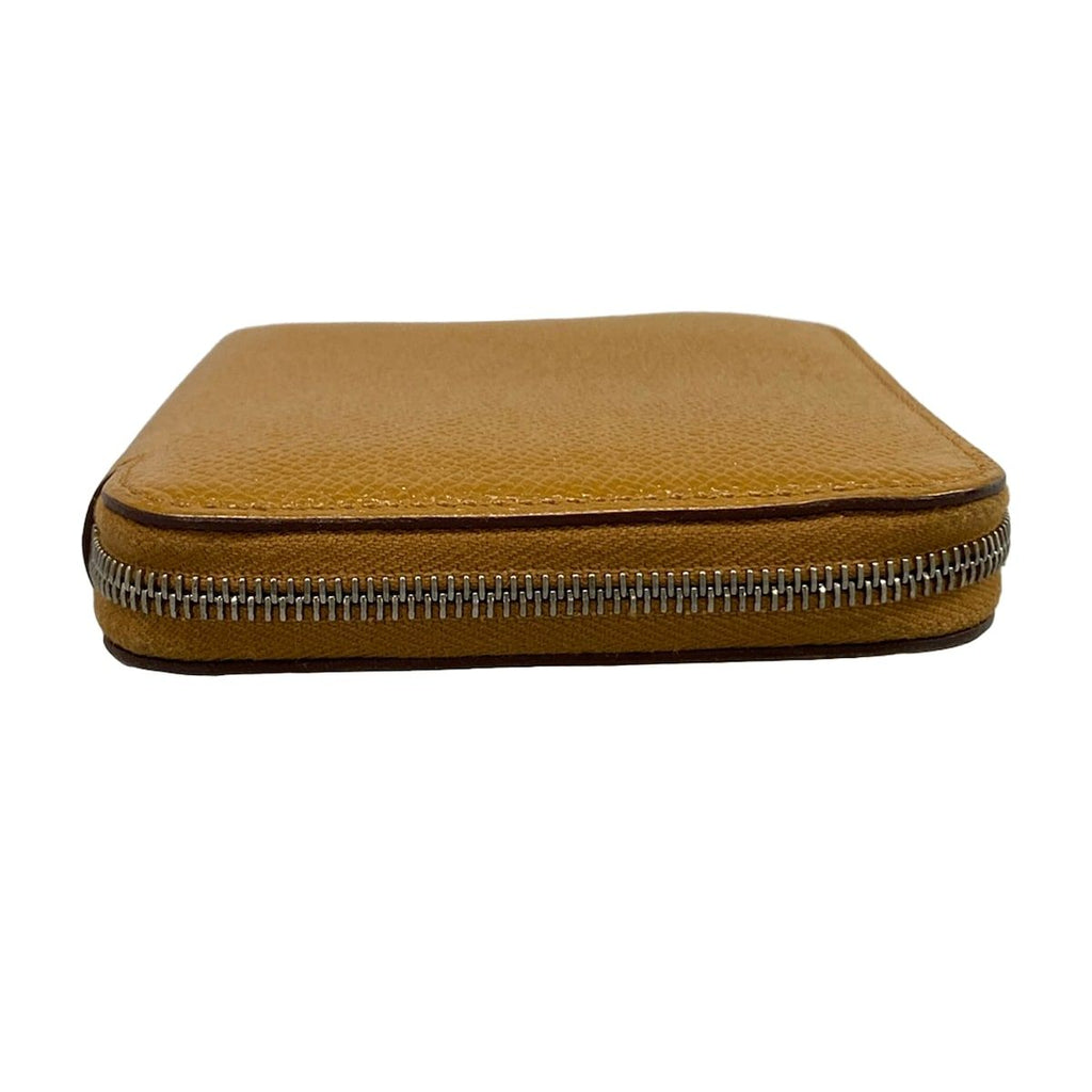 Hermes Coin Purse Azap Compact Silk'in Sesame Silver — view 8