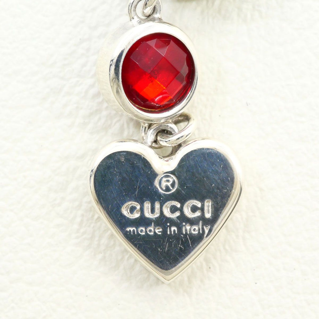 Gucci 925 Sterling Silver Necklace Red Topaz 41 — view 4