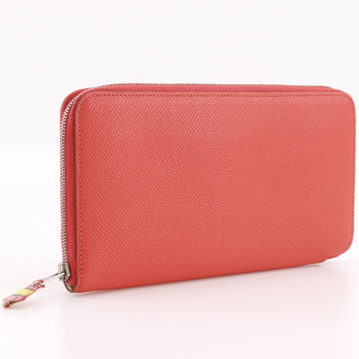 Hermes Azap Silk'in Veau Epsom Pink Wallet — view 3