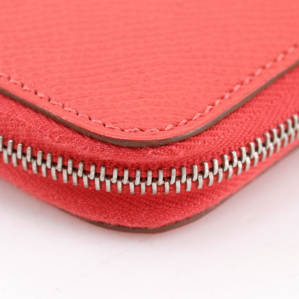 Hermes Azap Silk'in Veau Epsom Pink Wallet — view 4